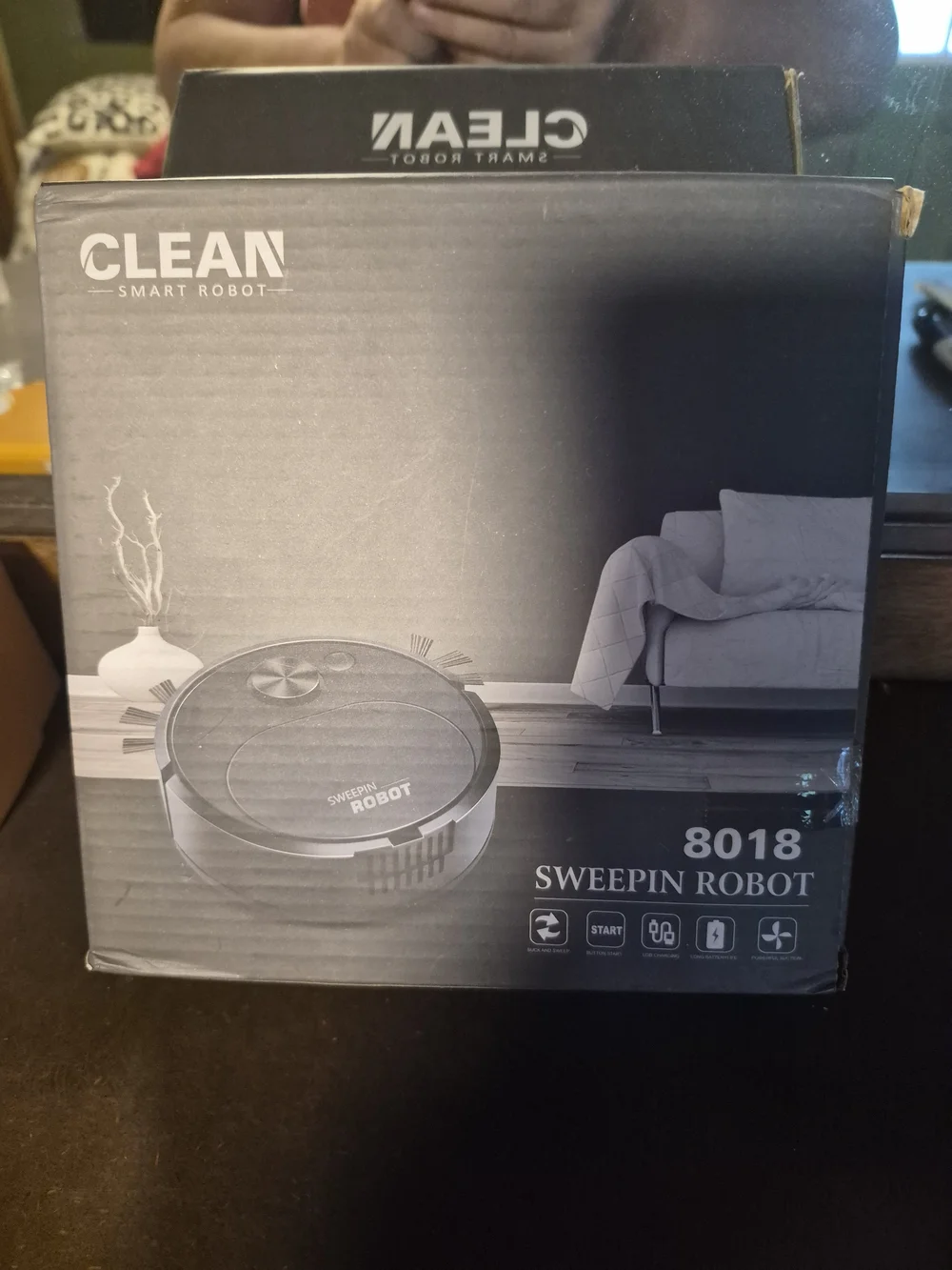Clean Smart Robot 8018 Sweepin Vacuum Compact Mini Automatic Floor Cleaner 1111